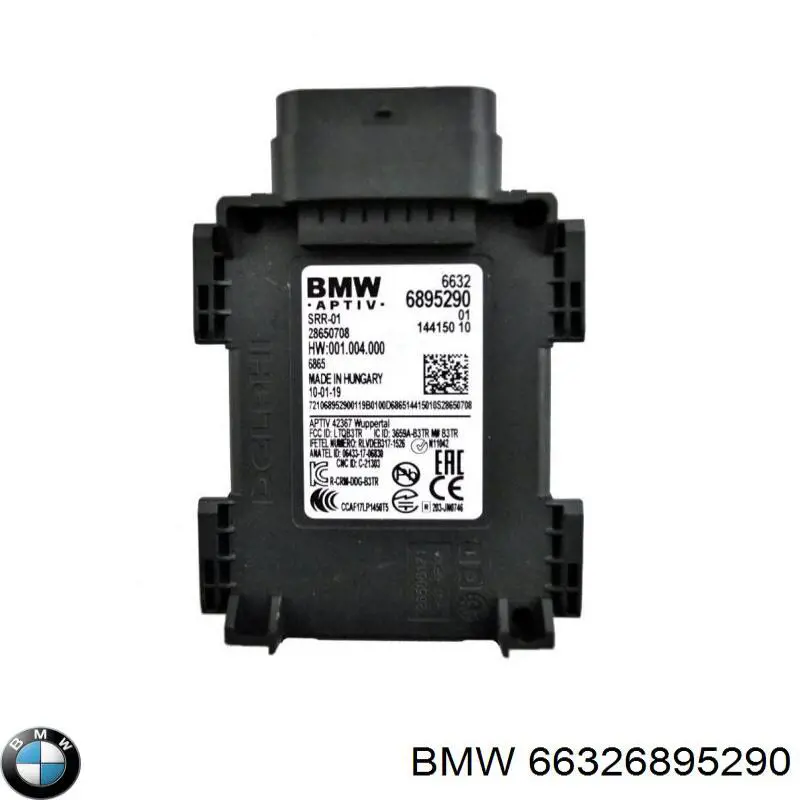 66326895290 BMW Czujnik kontroli martwej strefy tylny (martwego polam martwego punktu)