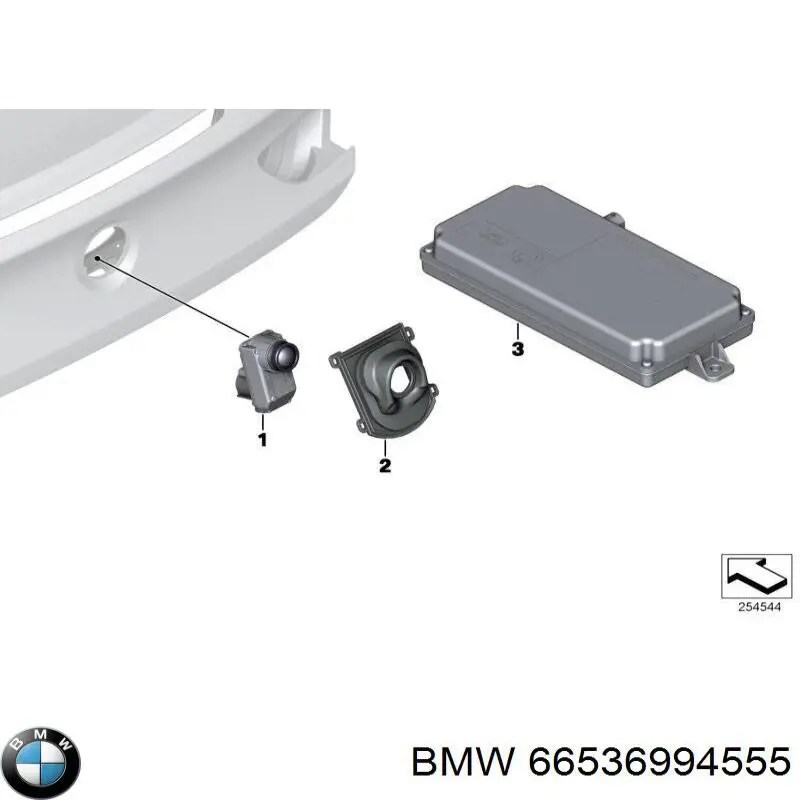 Do koszyka 66536994555 BMW Sterownik kamery