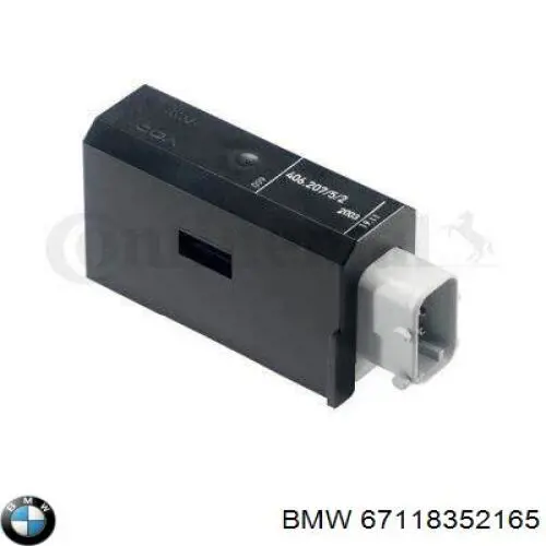 67118352165 BMW Silniczek zamka drzwi przednich