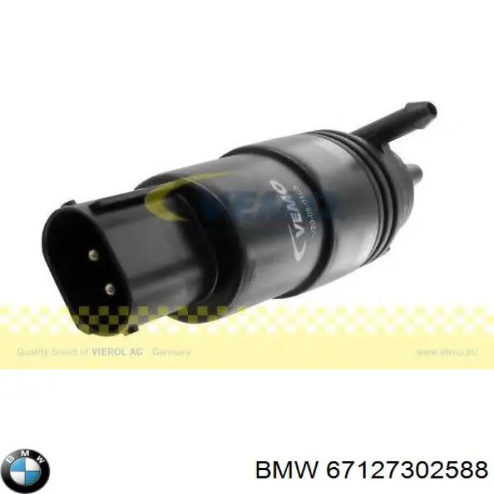 Pompka spryskiwacza szyby przedniej 67127302588 BMW