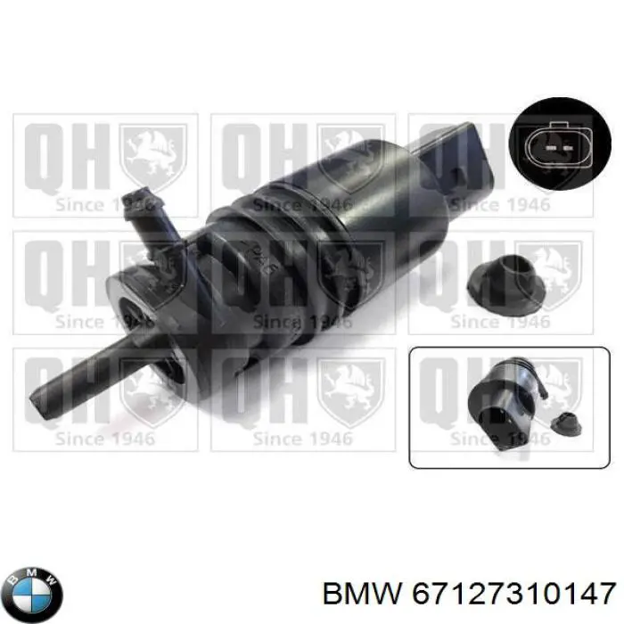 67127310147 BMW Pompka spryskiwacza szyby przedniej