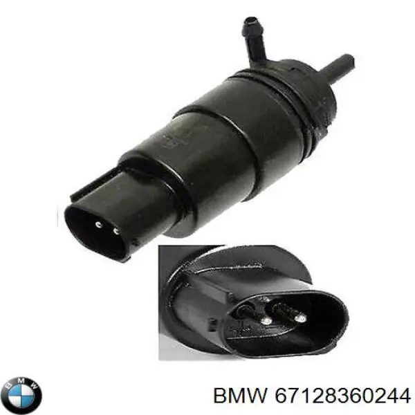 Pompka spryskiwacza szyby przedniej BMW 67128360244 cena, od 14,84 USD