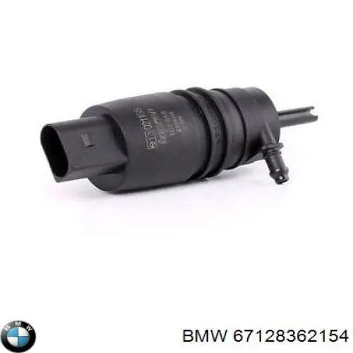Do koszyka 67128362154 BMW Pompka spryskiwacza szyby przedniej