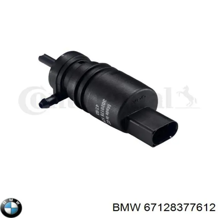 Do koszyka 67128377612 BMW Pompka spryskiwacza szyby przedniej