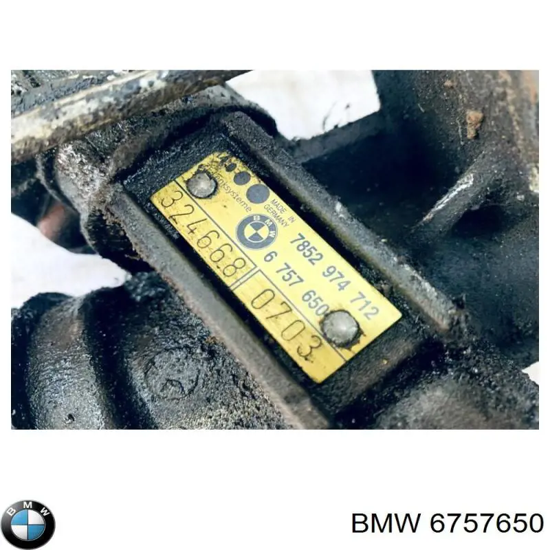 6757650 BMW listwa kierownicza (maglownica)