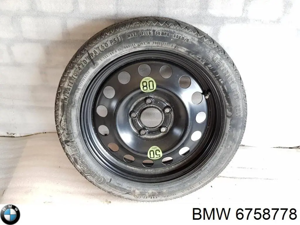 6758778 BMW Felgi stalowe (kute)