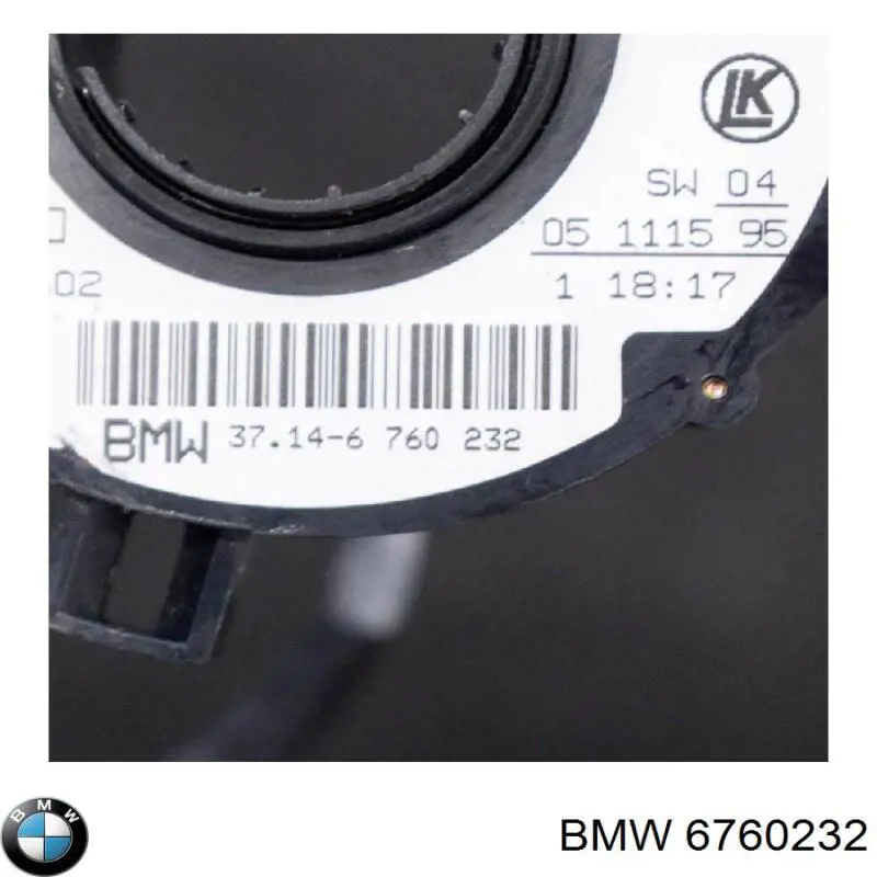 Do koszyka 6760232 BMW Czujnik kąta skrętu kierownicy