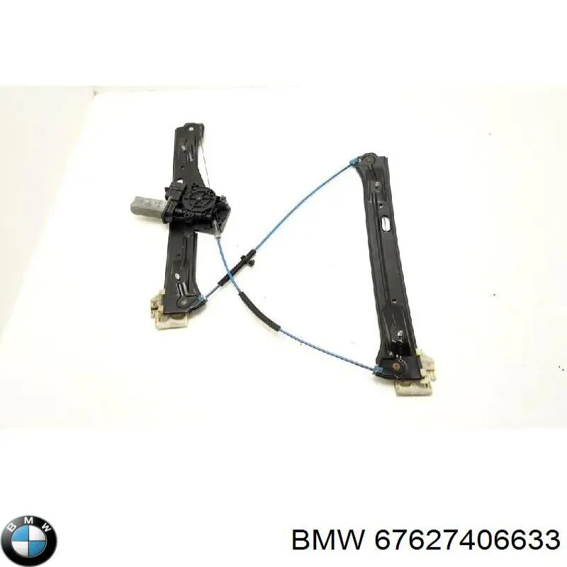Silniczek podnośnika szyby drzwi przednich lewych BMW 67627406633 cena, od 131,10 USD