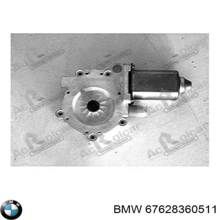 Do koszyka 67628360511 BMW Silniczek podnośnika szyby drzwi przednich lewych