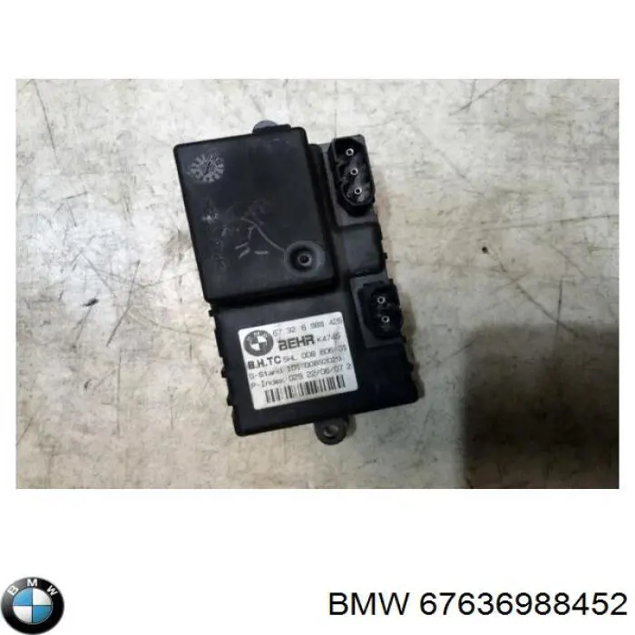 Rezystor wentylatora nagrzewnicy (ogrzewacza kabiny) BMW 67636988452 cena, od 86,98 USD