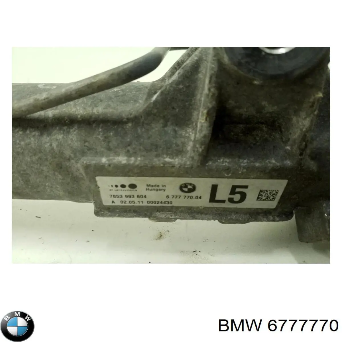 Do koszyka 6777770 BMW Listwa kierownicza (maglownica)