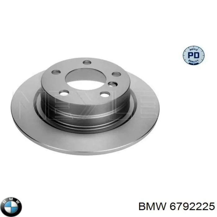 6792225 BMW Tarcza hamulcowa tylna