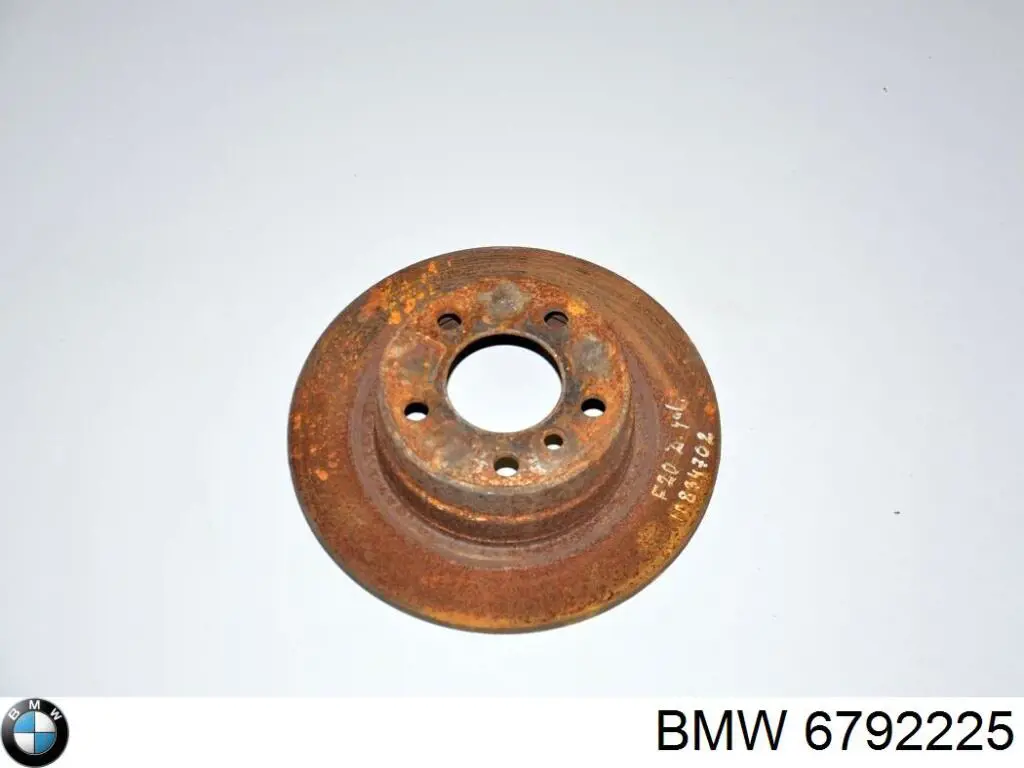 Do koszyka 6792225 BMW Tarcza hamulcowa tylna