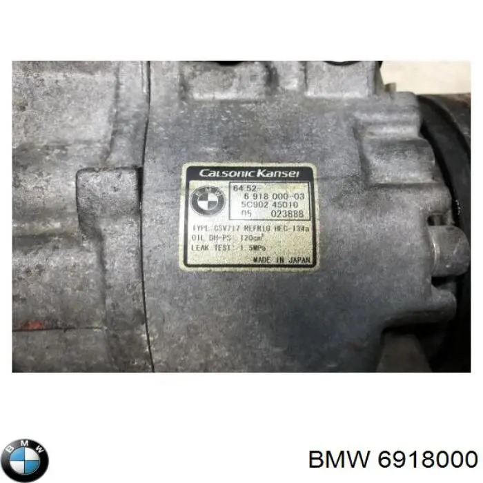 Sprężarka klimatyzacji BMW 6918000 cena, od 233,79 USD