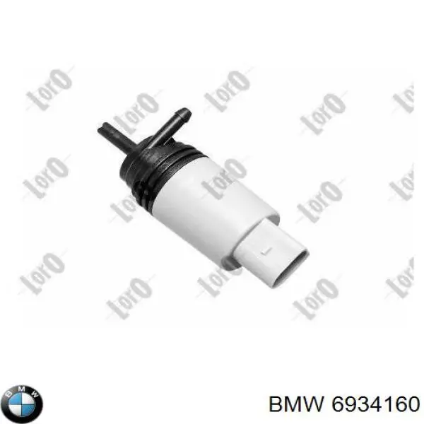 Do koszyka 6934160 BMW Pompka spryskiwacza szyby przedniej