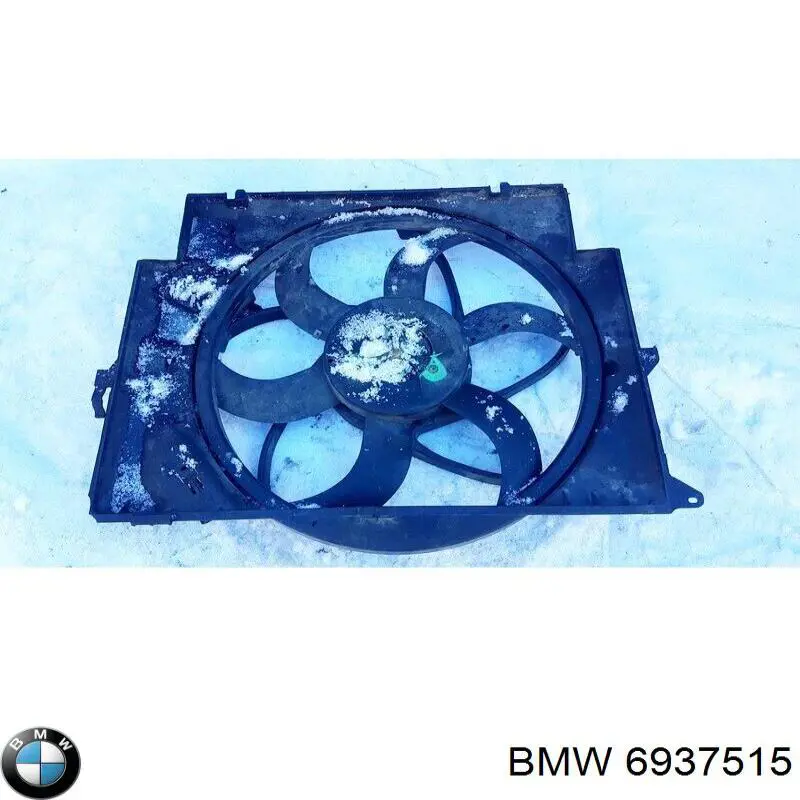 Dyfuzor chłodnicy, w komplecie z silnikiem i wirnikiem BMW 6937515