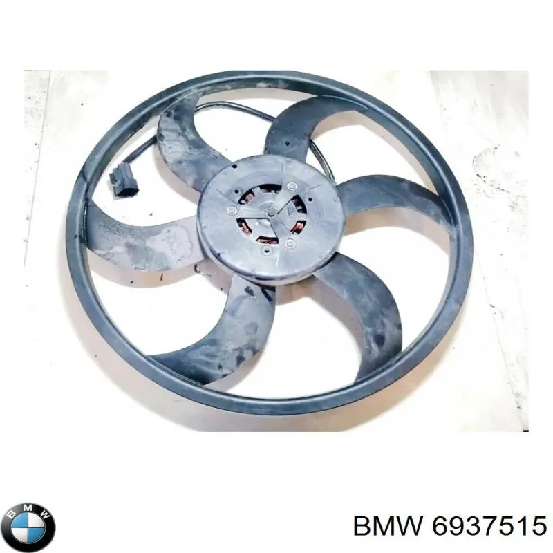 Do koszyka 6937515 BMW Dyfuzor chłodnicy, w komplecie z silnikiem i wirnikiem