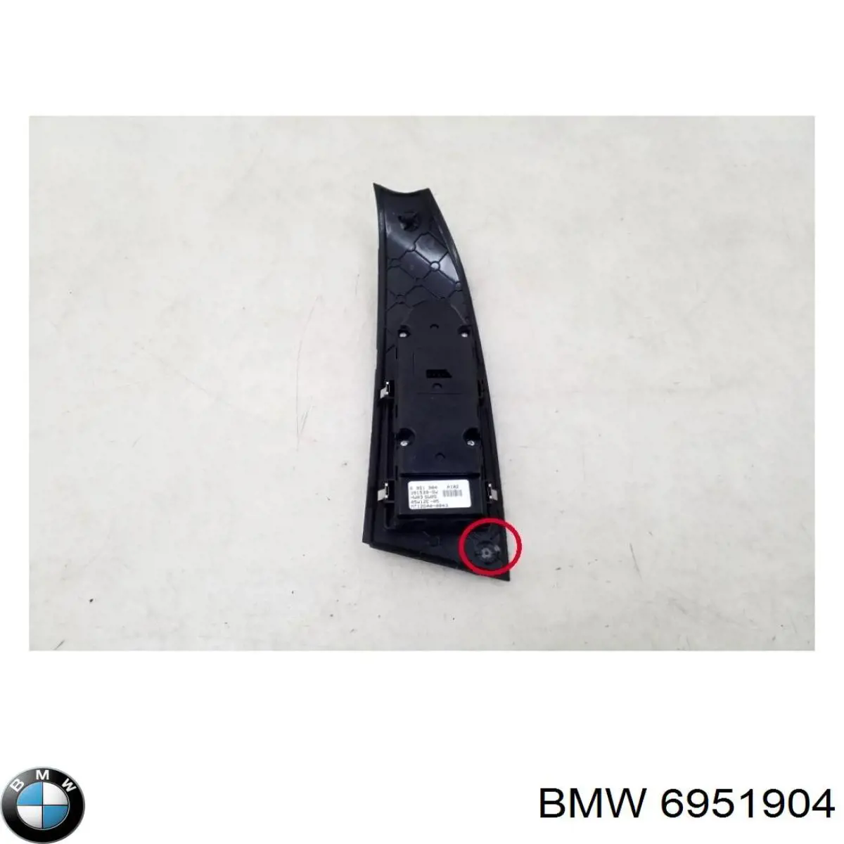 Do koszyka 6939090 BMW Panel przyciskowy sterowania podnośnikiem szyby przedni lewy