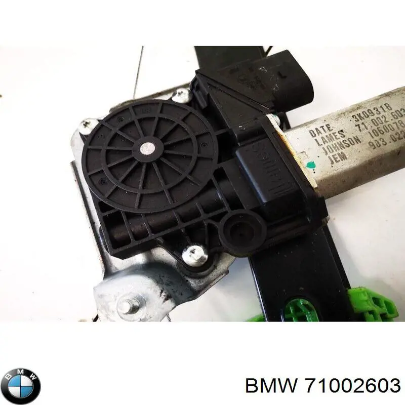 Mechanizm podnoszenia szyby drzwi tylnych lewych do BMW 1 (E81, E87)