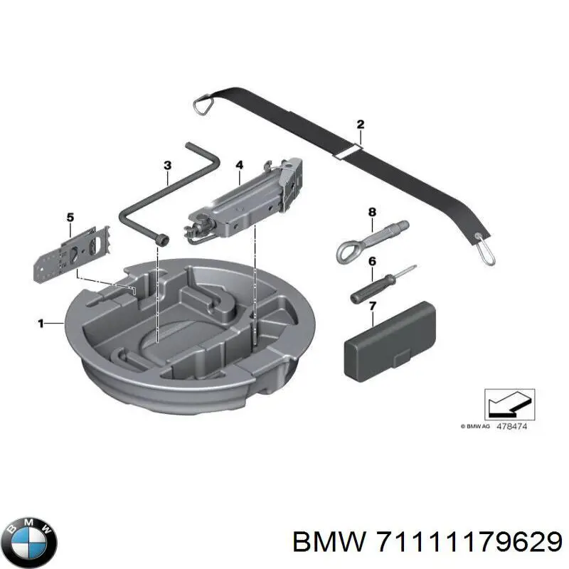 Do koszyka 71111179629 BMW Śrubokręt
