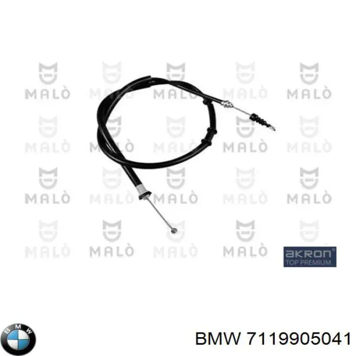 7119905041 BMW Uszczelka przewodu dopływu oleju do turbiny