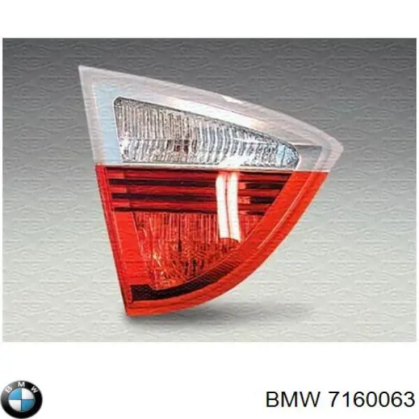 Lampa zespolona tylna lewa wewnętrzna BMW 7160063 cena, od 59,59 USD