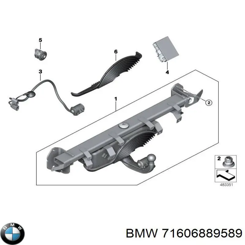 Amortyzator tylny lewy BMW 71606889589 cena, od 49,38 USD