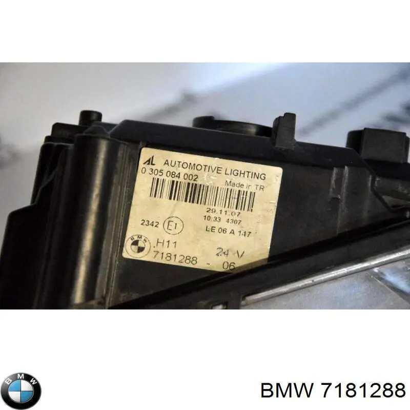 Lampa przeciwmgielna prawa BMW 7181288 cena, od 66,40 USD