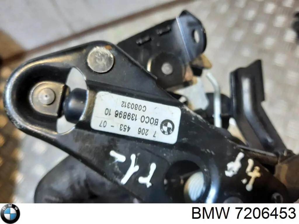 7206453 BMW Zamek maski lewy