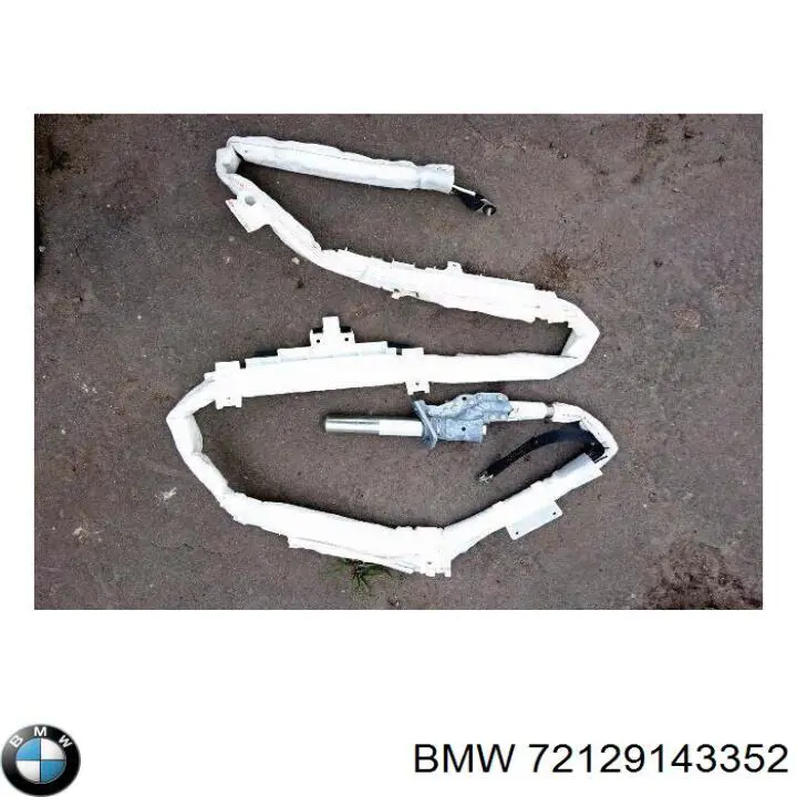 Poduszka powietrzna (AIRBAG) kurtyna boczna prawa BMW 72129143352 cena, od 124,29 USD