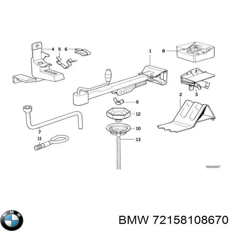 Hak holowniczy BMW 72158108670 cena, od 20,12 USD