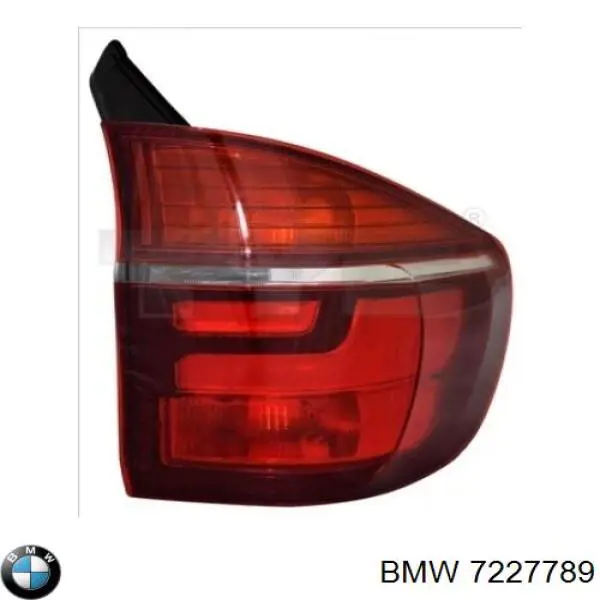 7227789 BMW lampa zespolona tylna lewa zewnętrzna