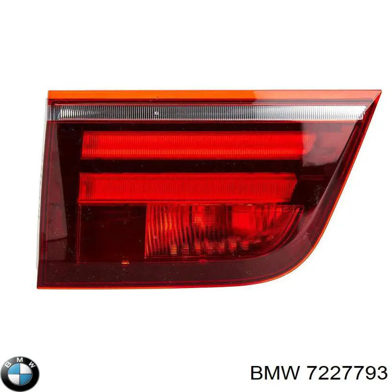 Lampa zespolona tylna lewa wewnętrzna BMW 7227793 cena, od 162,32 USD