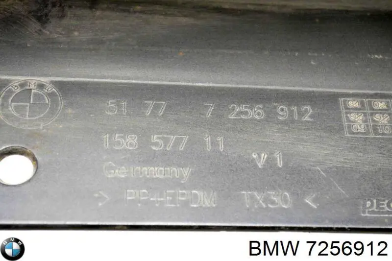 Nakładka (listwa ochronna) na próg zewnętrzna prawa BMW 7256912