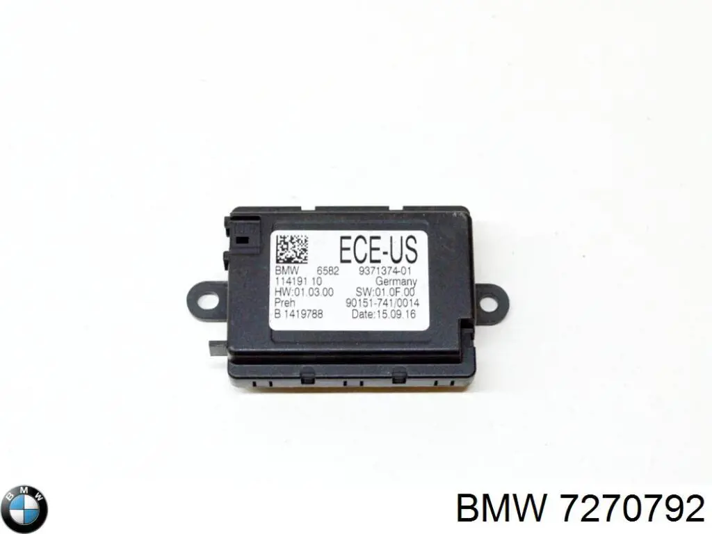 Zamek klapki wlewu paliwa = siłownik klapki wlewu paliwa 7270792 BMW