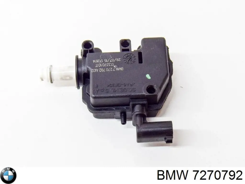 Zamek klapki wlewu paliwa = siłownik klapki wlewu paliwa 7270792 BMW