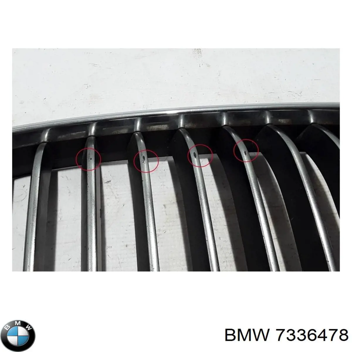 7336478 BMW Atrapa chłodnicy prawa