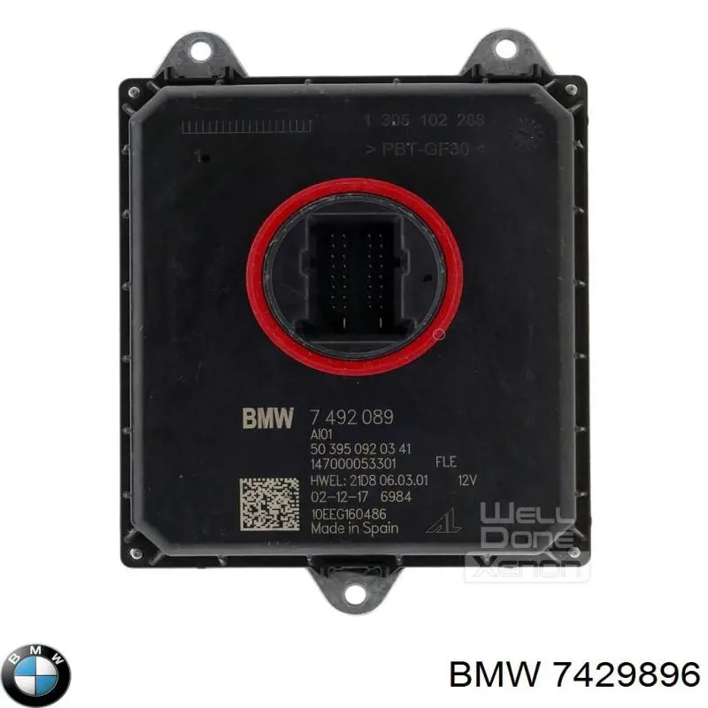 Sterownik świateł reflektorów BMW 7429896 cena, od 119,18 USD