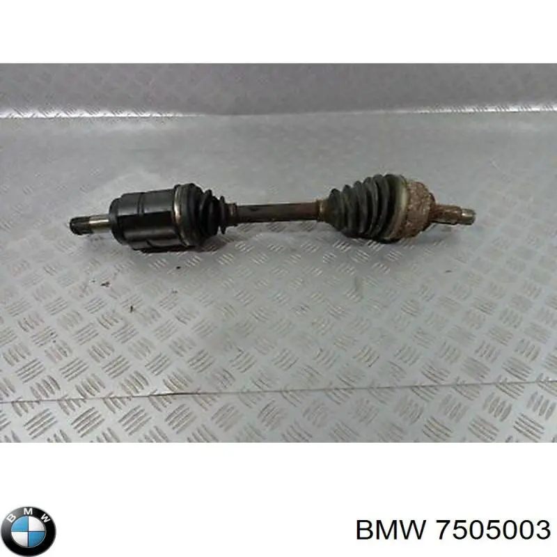 7505003 BMW Półoś napędowa przednia lewa