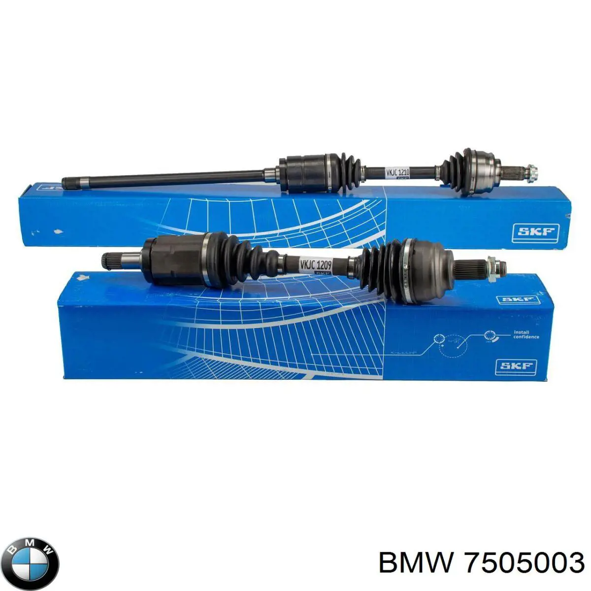Półoś napędowa przednia lewa BMW 7505003 cena, od 129,75 USD