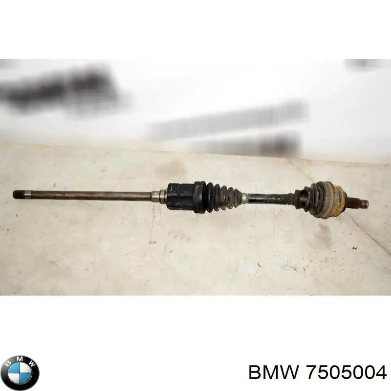 Do koszyka 7505004 BMW Półoś napędowa przednia prawa