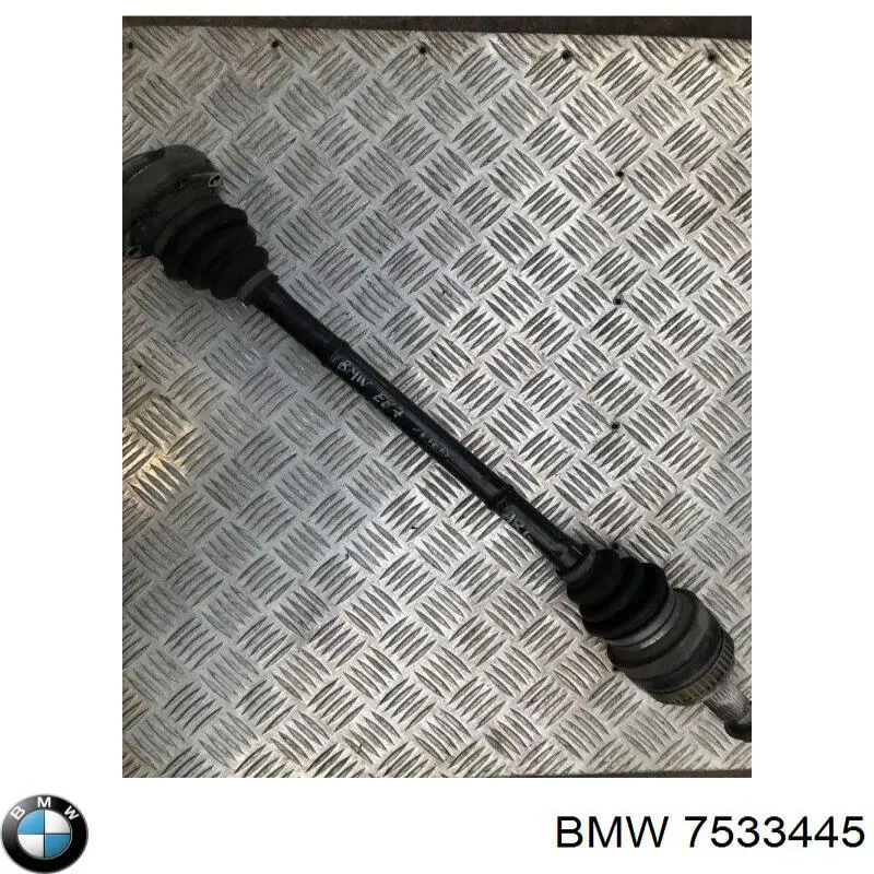 7533445 BMW Półoś tylna lewa