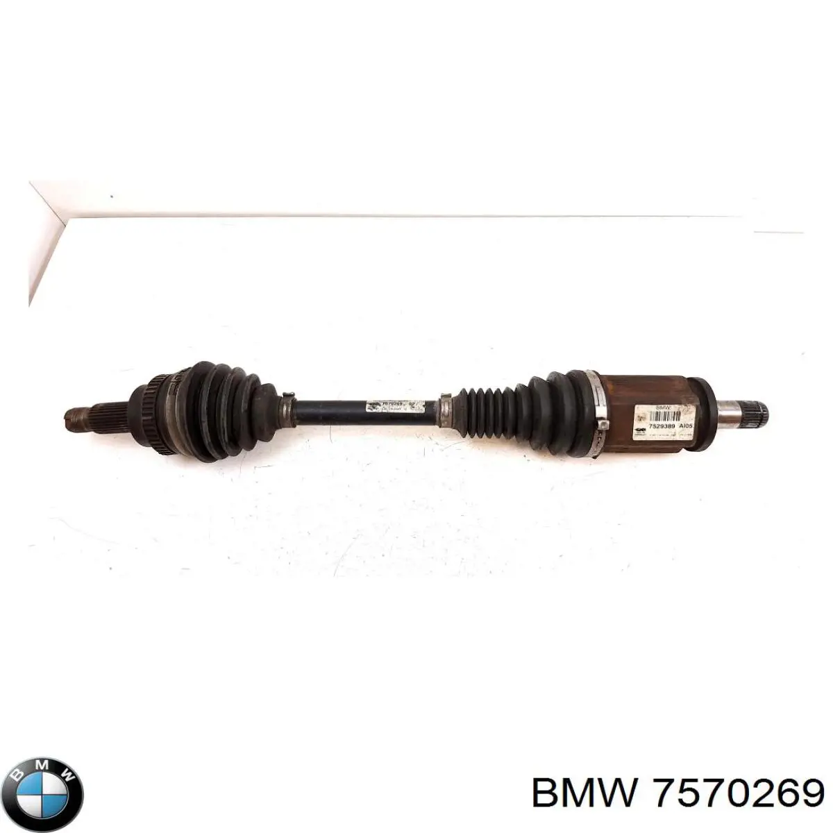7570269 BMW Półoś napędowa przednia prawa