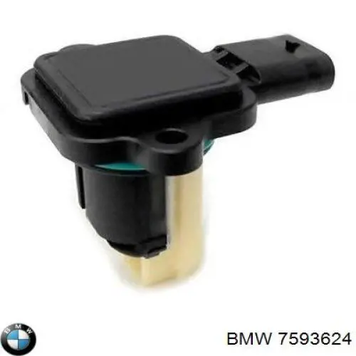 7593624 BMW Czujnik przepływu powietrza, przepływomierz powietrza M.A.F.