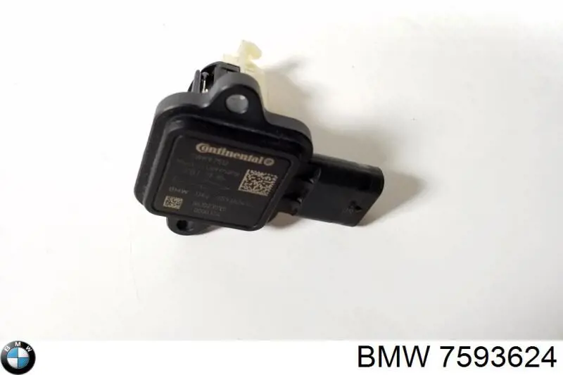 Czujnik przepływu powietrza, przepływomierz powietrza M.A.F. 7593624 BMW