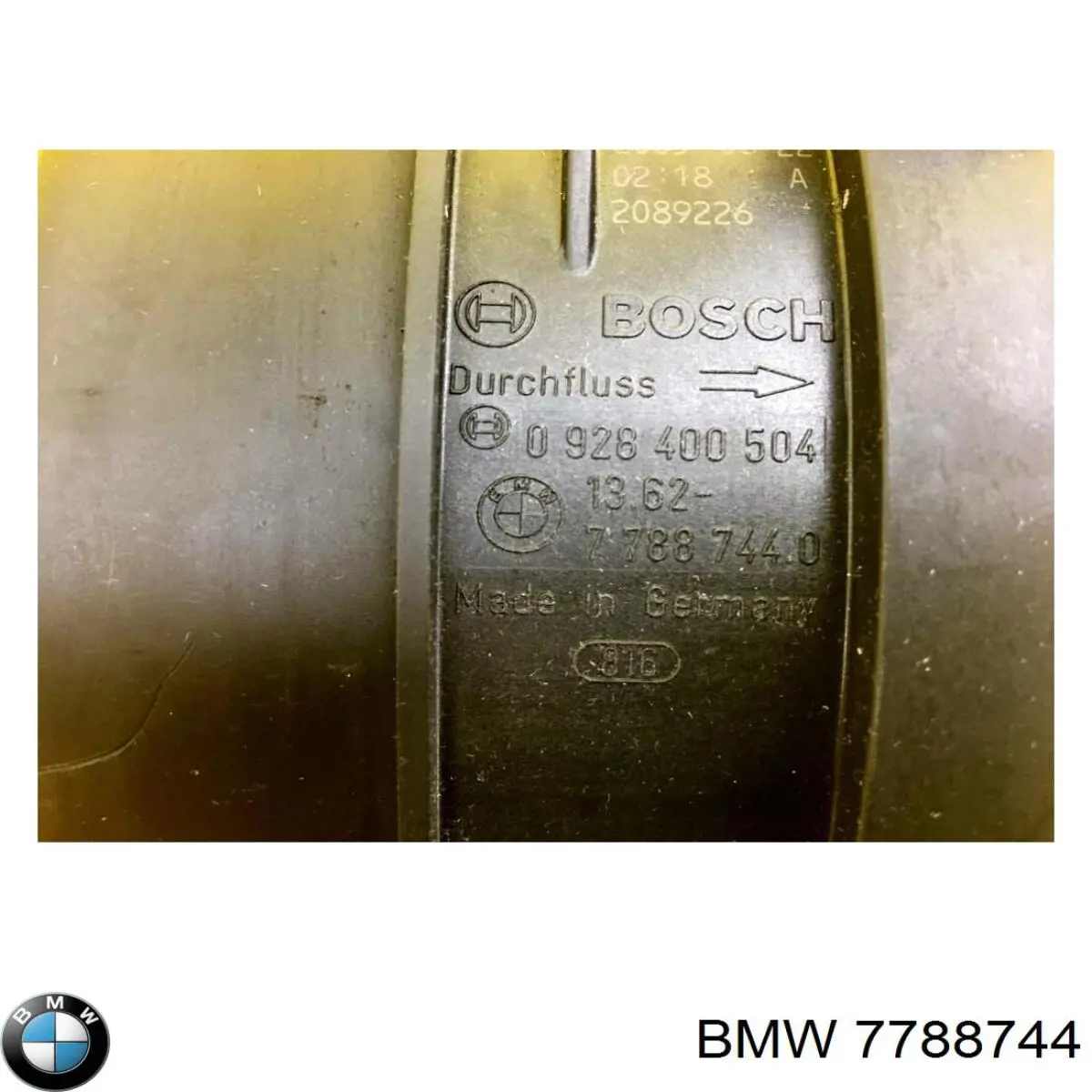 Czujnik przepływu powietrza, przepływomierz powietrza M.A.F. 7788744 BMW