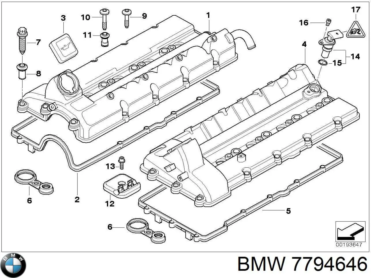 Czujnik położenia wałka rozrządu BMW 7794646 cena, od 20,10 USD