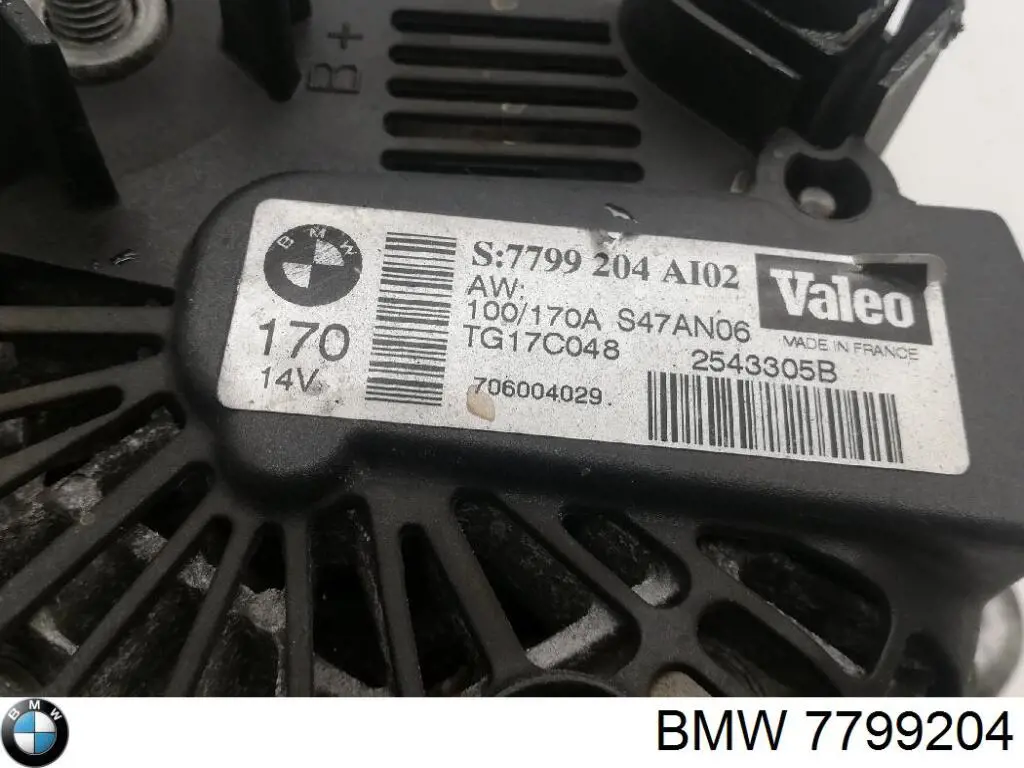 Alternator BMW 7799204 cena, od 230,76 USD