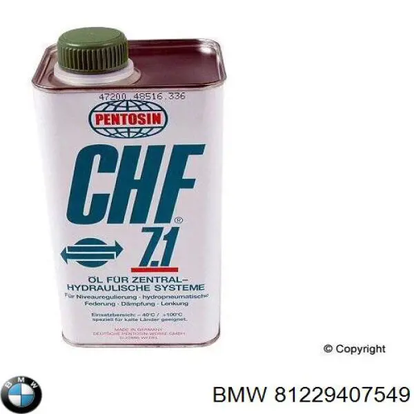 Do koszyka 81229407549 BMW Płyn hydraulicznego układu wspomagania