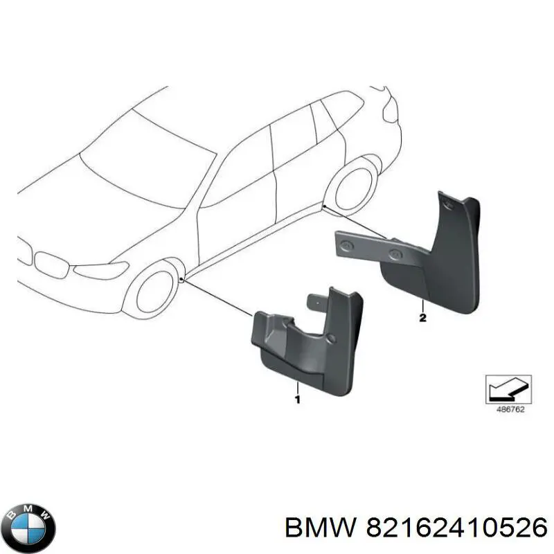 Chlapacze tylne, komplet do BMW X3  G01, F97, G08